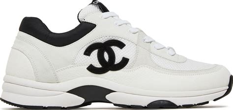 chanel sko sneakers|chanel black and white sneakers.